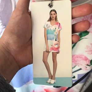 Picasso floral tee dress